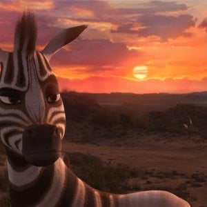 Khumba: la zebra Khumba in una suggestiva immagine del film