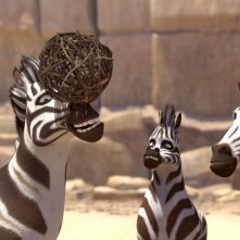 Khumba: la zebra Khumba insieme ai suoi amici in una divertente scena del film