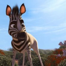 Khumba: la zebra Khumba protagonista della storia in una scena del film