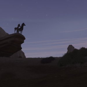 Khumba: una bella immagine notturna tratta dal film d'animazione