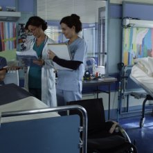 Braccialetti Rossi: Carmine Buschini (Leo), Carlotta Natoli (Dott.ssa Lisandri), Caterina Valente (infermiera Ester) e Brando Pacitto (Vale) nella fiction