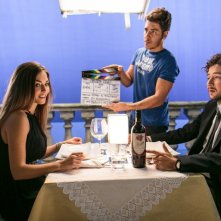 Amore oggi: Giancarlo Fontana e Mily Cultrera Di Montesano sul set dell'episodio Ragazza dei sogni