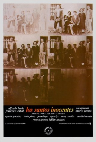 Los santos inocentes: la locandina del film