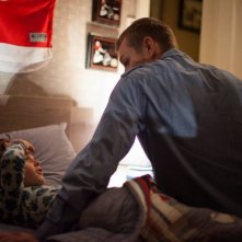 Robocop: una tenera immagine familiare di Joel Kinnaman e John Paul Ruttan