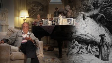 Il mistero di Dante: Franco Zeffirelli in una scena tratta dal documentario