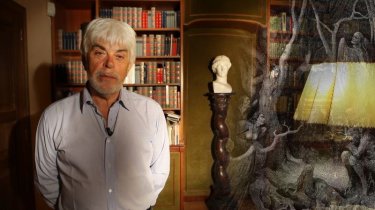 Il mistero di Dante: Valerio Massimo Manfredi in una scena del documentario