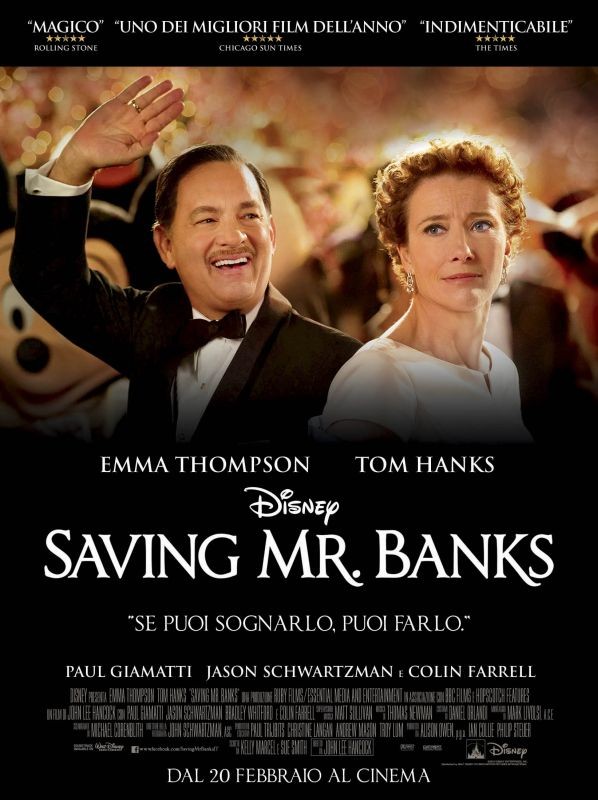 Saving Mr Banks La Locandina Italiana Definitiva Del Film 297668