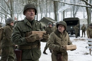 The Monuments Men: Bill Murray e Bob Balaban in una scena del film