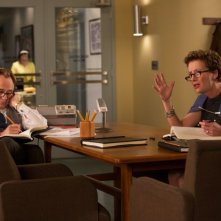 Saving Mr. Banks: Bradley Whitford in una scena del film con Emma Thompson
