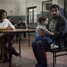 Smetto quando voglio: Valeria Solarino e Edoardo Leo in una scena del film
