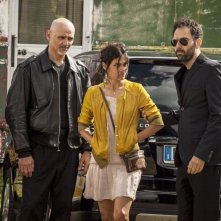 Smetto quando voglio: Valeria Solarino in una scena del film con Neri Marcorè