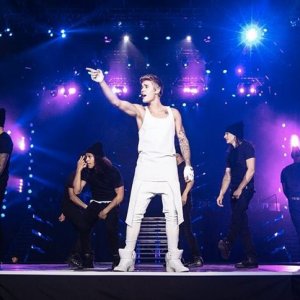 Justin Bieber: Believe, un'immagine dal film concerto di Justin Bieber in arrivo al cinema