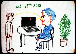 Is the Man Who Is Tall Happy?: una scena animata del documentario