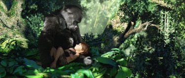 Tarzan: il piccolo Tarzan in un'immagine dello spettacolare film animato in 3D