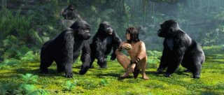 Tarzan: un'immagine dello spettacolare film d'animazione in 3D