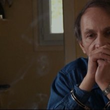 The Kidnapping of Michel Houellebecq: lo scrittore e saggista francese Michel Houellebecq in una scena del documentario