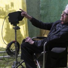 Life of Riley: il regista Alain Resnais sul set