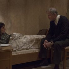 The Nymphomaniac - Part 1: Charlotte Gainsbourg in una scena del film con Stellan Skarsgård