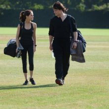 Zoey Deutch con Danila Kozlovsky nel film Vampire Academy