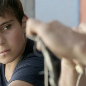 Macondo: il piccolo Ramasan Minkailov, protagonista del film in una scena