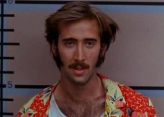 Nicolas Cage in una scena di Arizona Junior