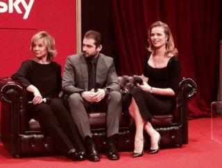 Project Runway Italia - Eva Herzigova con Alberta Ferretti e Tomaso Trussardi