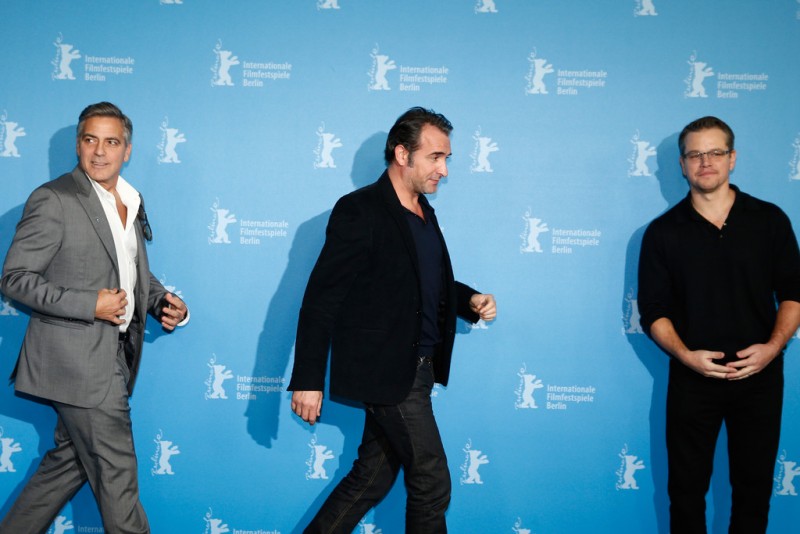 Berlino 2014 George Clooney Presenta Monuments Men Con Jean Dujardin E Matt Damon 298765