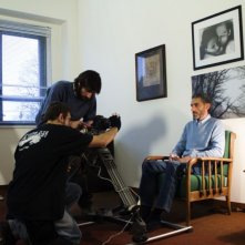 Ancora cinque minuti: Antonio Carletti sul set con la troupe e con il regista Lucio Laugelli