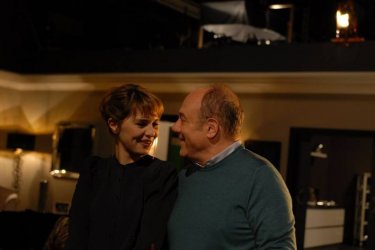 Sotto una buona stella: Paola Cortellesi e Carlo Verdone sul set del film