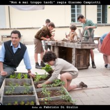 Claudio Santamaria in Non è mai troppo tardi: una scena della fiction di RaiUno