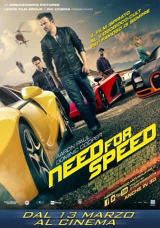 Need for Speed: la locandina italiana