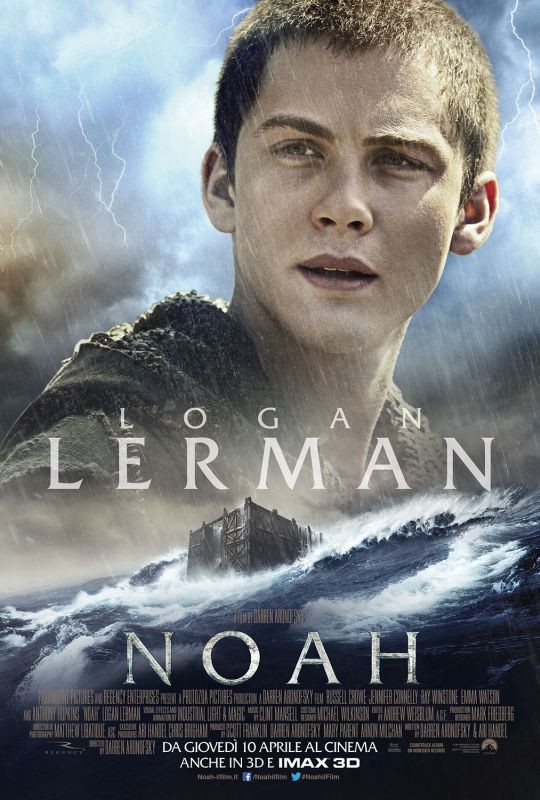 Noah Il Character Poster Italiano Con Logan Lerman 299162