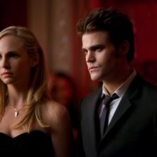 The Vampire Diaries: Paul Wesley e Candice Accola in una scena dell'episodio Total Eclipse of the Heart