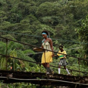 Chocò: Karent Hinestroza in una scena del film con la sua bambina