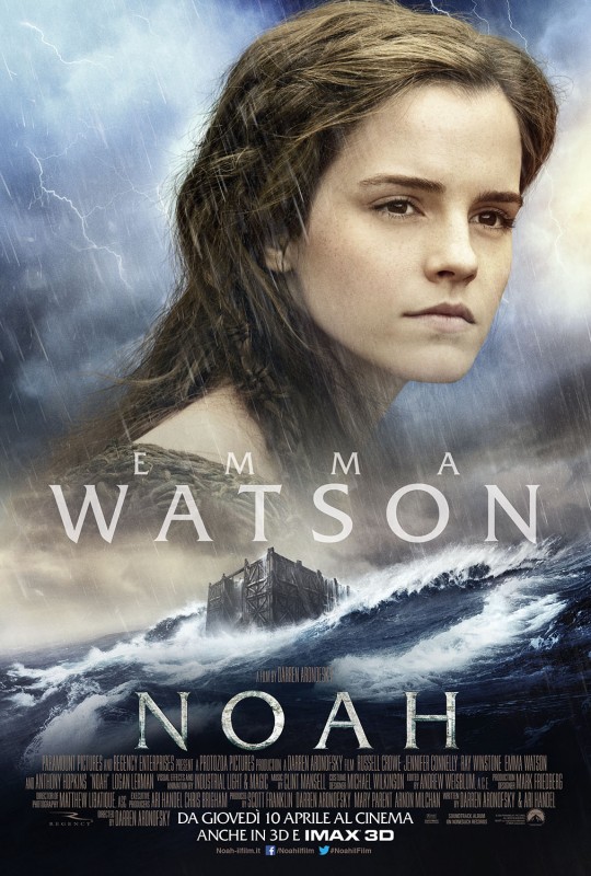 Noah Il Character Poster Italiano Con Emma Watson 299442
