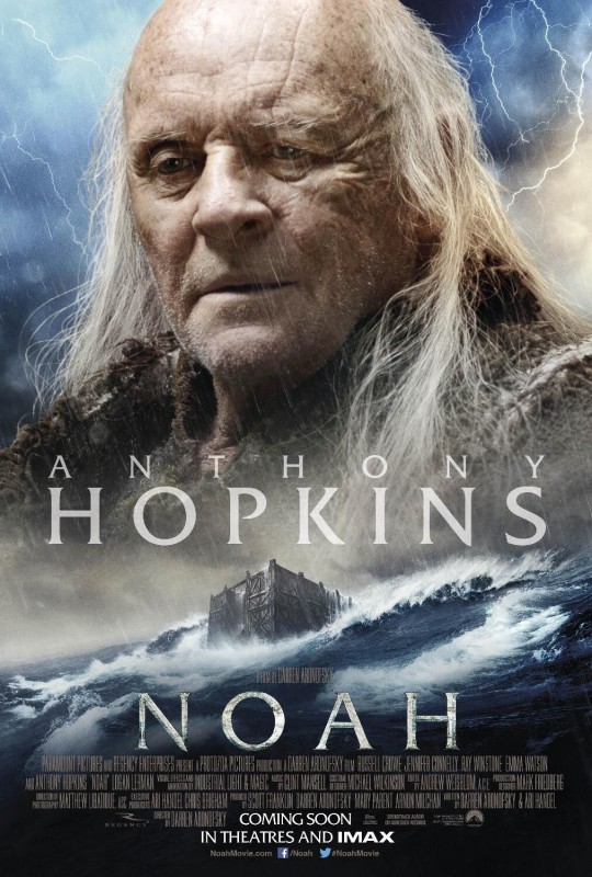 Noah Il Character Poster Italiano Con Anthony Hopkins 299561