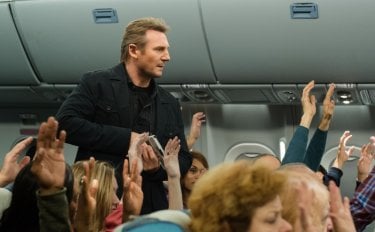 Non-Stop: Liam Neeson in una scena del film