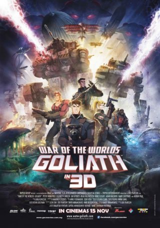 War of the Worlds: Goliath: la locandina del film