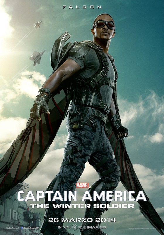 Captain America The Winter Soldier Anthony Mackie Nel Character Banner Di Falcon 300016