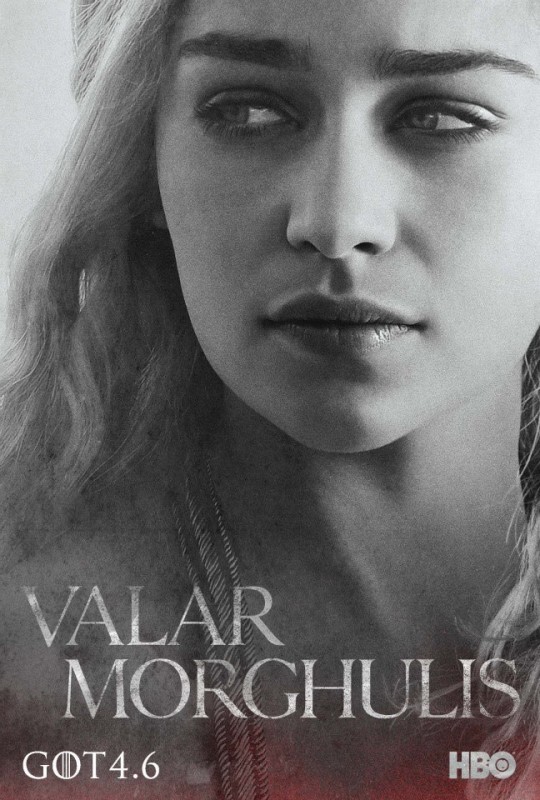 Il Trono Di Spade Character Poster Per Daenerys Targaryen Per La Quarta Stagione Del Serial 300068