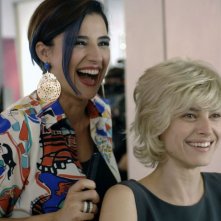 Allacciate le cinture: Kasia Smutniak cambia look grazie a Luisa Ranieri in una scena del film