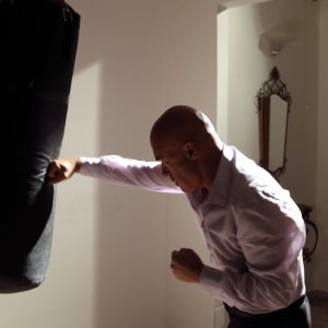 Il giudice meschino: Luca Zingaretti in un momento della fiction