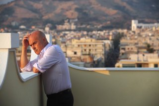 Il giudice meschino: Luca Zingaretti in una scena della fiction