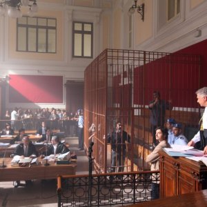 Il giudice meschino: una scena della fiction