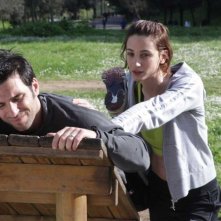 La mossa del pinguino: Edoardo Leo e Francesca Inaudi in una scena del film