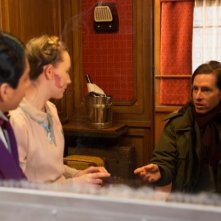 The Grand Budapest Hotel: Toni Revolori e Saoirse Ronan insieme al regista Wes Anderson