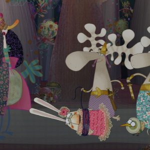 Pipì, Pupù e Rosmarina: Un'immagine tratta dallo special Il flauto magico