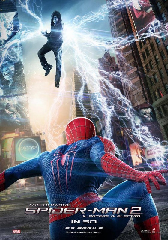 The Amazing Spider Man 2 Spider Man Contro Electro In Una Delle Locandine Italiane 300271