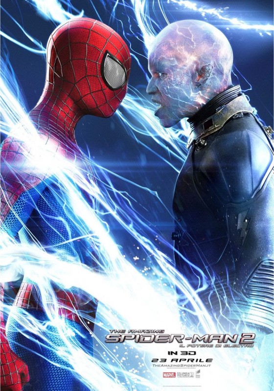 The Amazing Spider Man 2 Spider Man Contro Electro Nella Locandina Italiana 300267