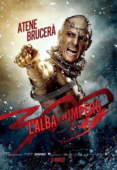 300 L Alba Di Un Impero Character Poster Italiano Per Rodrigo Santoro Nei Panni Di Serse 300476